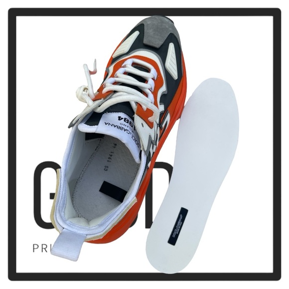 Dolce & Gabbana Men's Multi-Color Leather Low Top - Picture 11 of 13